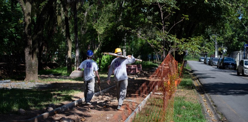 Volta Redonda: revitalização do Jardim dos Inocentes entra em nova etapa